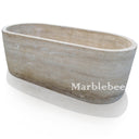 Beige Travertine Marble Sample