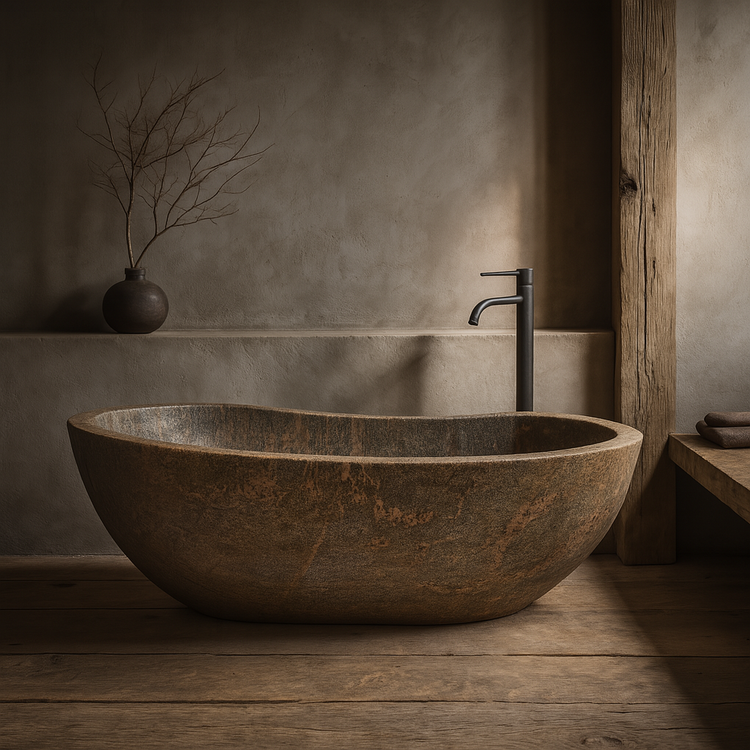 Granite bathtub - Tiger Skin Stone Bath Tubs
