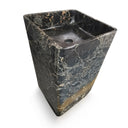Marblebee Black Gold Marble Pedestal