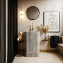 pedestal marble sink Italy Carrara Marble