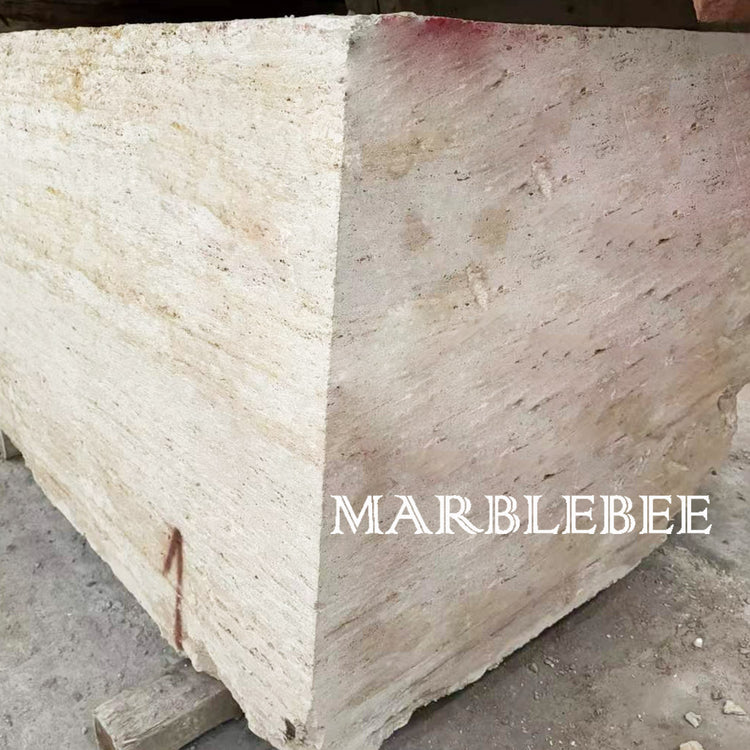Beige travertine Marble Sample