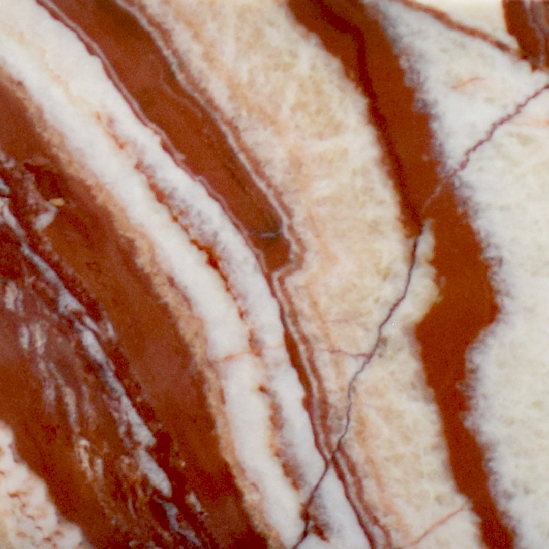 Bright Red Marble Sample – Marblebee