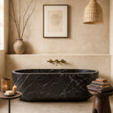 Custom Modern Marble Bathtub black Nero Marquina Marble