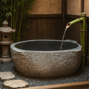 Stone Bathtub - Black Custom Limestone Bathtub