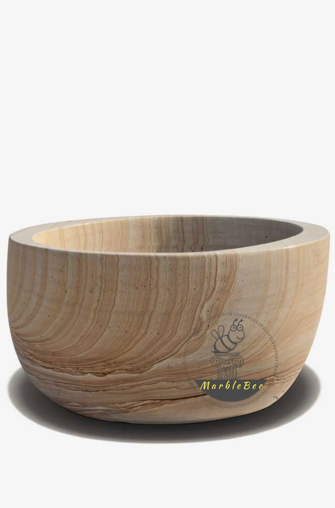 Custom Japanese stone soaking tub