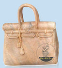 Solid Pink Stone Bag For Sale