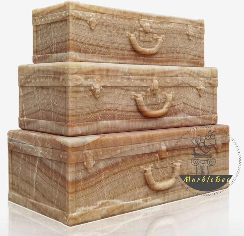 Buy Yellow Onyx Louis Vuitton Suitcases