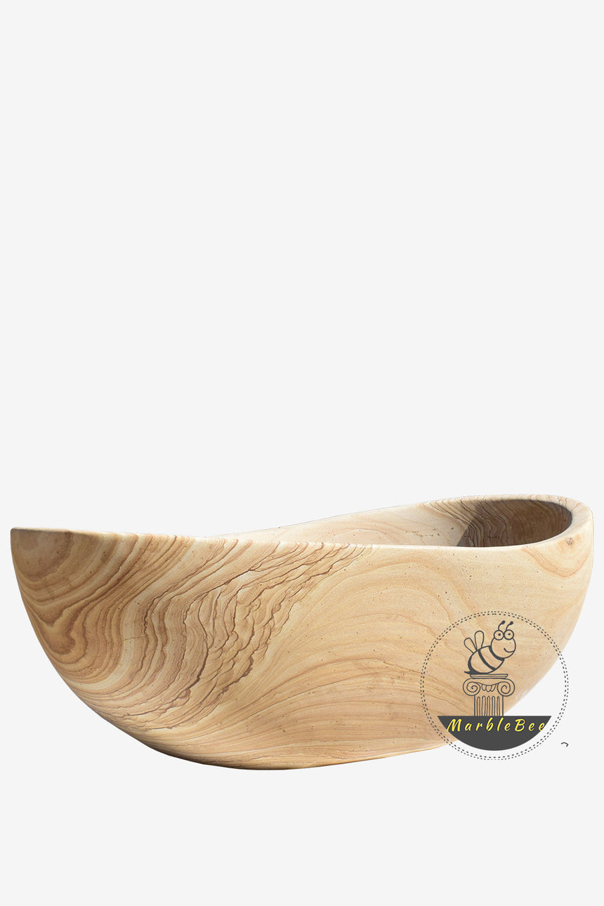 Custom Papillion Sandstone Bathtub