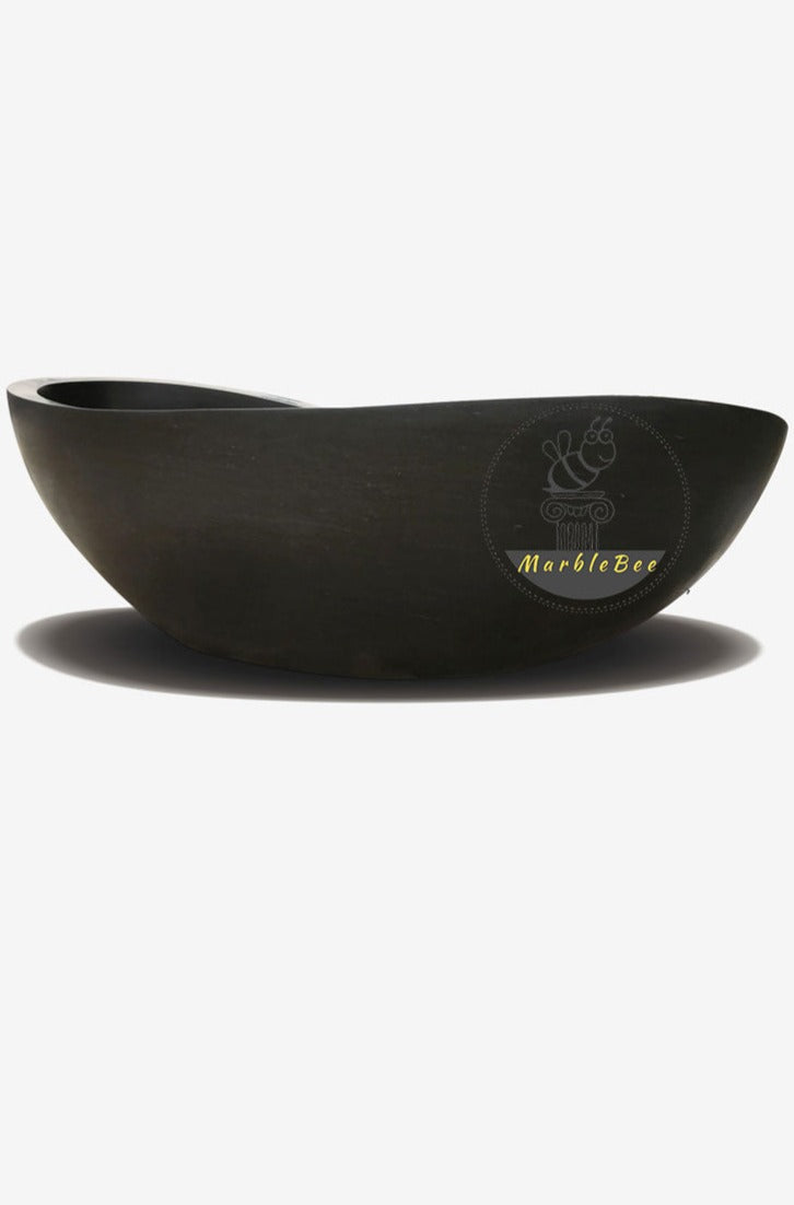 Custom Papillon Black Stone tub