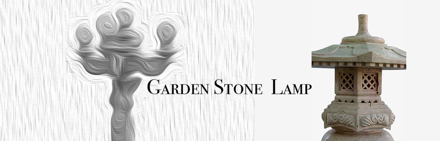 Garden Stone Lamp Post
