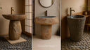 The Art of Calm: Natural Stone Pedestal Sinks for Zen-Inspired Bathrooms