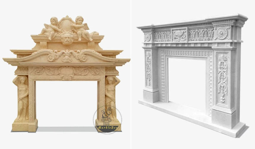 Top 10 Exquisite Marble Stone Fireplace Mantel Designs for Your Home