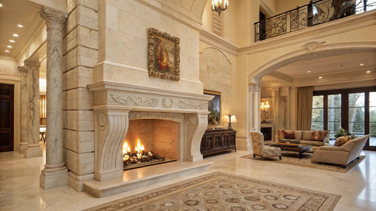 Stone Fireplaces Design and Material Trend 2025