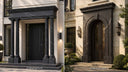 Make Your Entrance Command Attention With Black Marble Door Surrounds