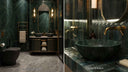 Why Dark Green Marble Defines Statement Living in Modern Interiors