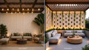 12+ Stunning Covered Patio Stone Feature Wall Ideas for Modern Homes