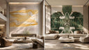 12 Statement Bookmatched Stone Ideas for Your Living Room Feature Wall
