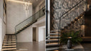 15+ Interior Stone Staircase Feature Wall Cladding Ideas for Luxury Homes