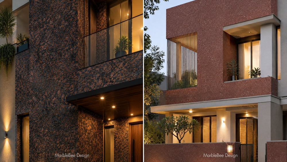 20 Best Leathered Granite Exterior Wall Cladding Designs For Luxury Homes