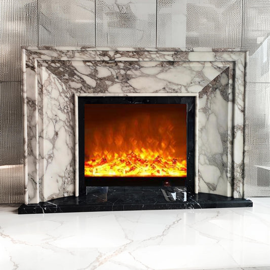 Arabescato Marble Fire Surround