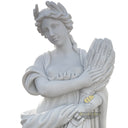 Four Season Goddess Quartet White Marble