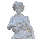 Four Season Goddess Quartet White Marble