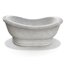 White Carrara White Marble Bathtub