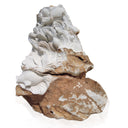 Koi and Waves Stone Carving