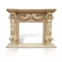 Honed Marble Fireplace Surround Antique Style