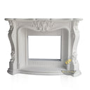 Marble Mantel Rococo Fireplace 49" Tall