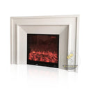 Modern Marble Fireplace 42.9" Tall