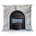 Italian Volakas Marble Mantel 47" Tall