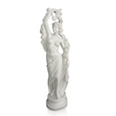 White Marble Statue White Marble Floral Garden Goddess Flora