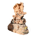 Garden Marble statue in Sunset Red marble - Image 3