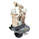 statue fountain in Red marble + White Marble + Black limestone - Image 4