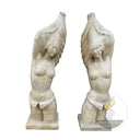 Large Marble Sculpture in Classic Beige Limestone - Image 3