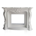 Marble Mantel Rococo Fireplace 49" Tall