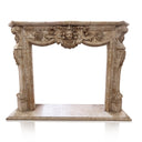 Limestone Fireplace surround Light Brown