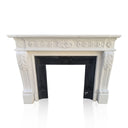 Marble Fireplace Elegant Neoclassical 42" Tall