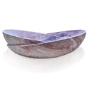Pink Marble Bathtub | Pink Violet Swirl Oval Soaking 64.96" Long