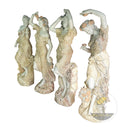 Garden Marble statue for sale in white marble + yellow onyx - Image 3