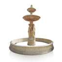 نافورة حديقة من طبقتين