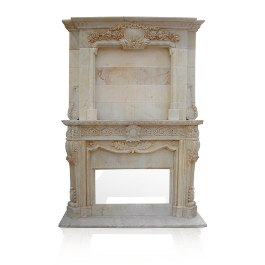 Custom Marble Fireplace Surround