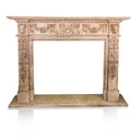 Limestone Fireplace Mantel Renaissance Revival  Classical Light Brown