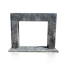 Black Marble fireplace modern fluted design