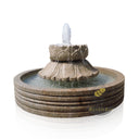 نافورة حديقة من طبقتين