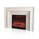 Modern Marble Fireplace 42.9" Tall