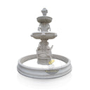 نافورة حديقة من طبقتين