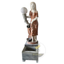 statue fountain in Red marble + White Marble + Black limestone - Image 3