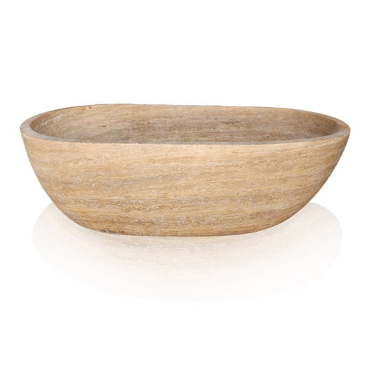 Beige Travertine Bathtub